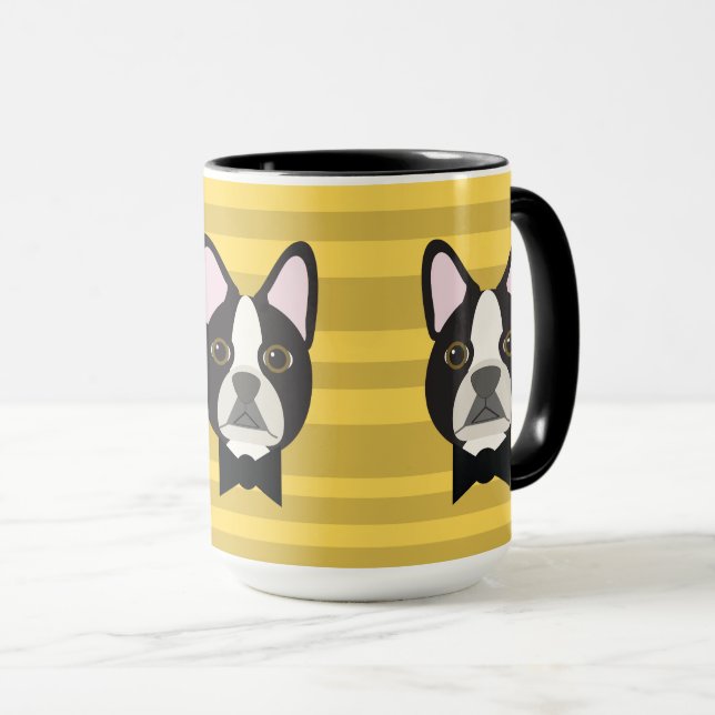 Boston Terrier Mug (Front Right)