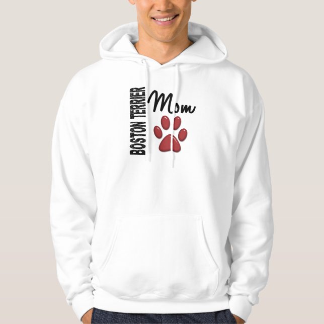 Boston Terrier Mum 2 Hoodie (Front)