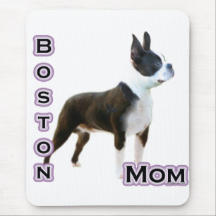 Boston Terrier Mum 4 Mouse Mat