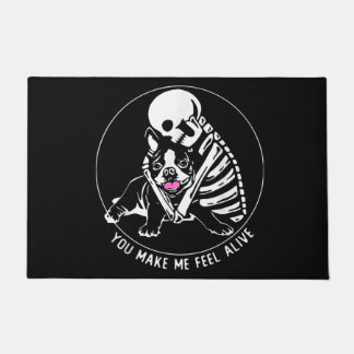 Boston Terrier mum, Boston Terrier dad, dog lover Doormat