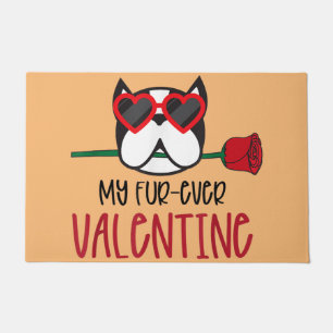 Boston Terrier mum, Boston Terrier dad, dog lover Doormat