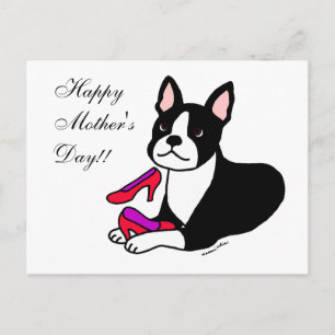 Boston Terrier Mum (Mother's Day Gifts) Postcard