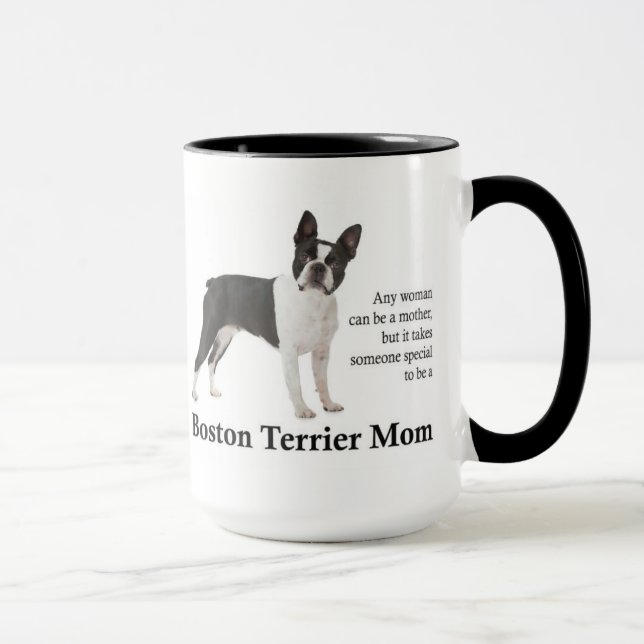 Boston Terrier Mum Mug (Right)