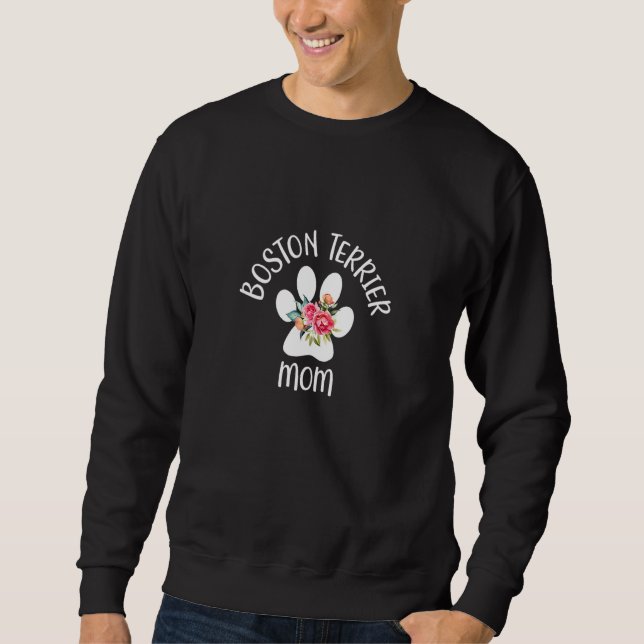 Boston Terrier Mum Sweatshirt (Front)