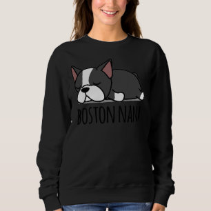 Boston Terrier Nana Fitted Sweatshirt
