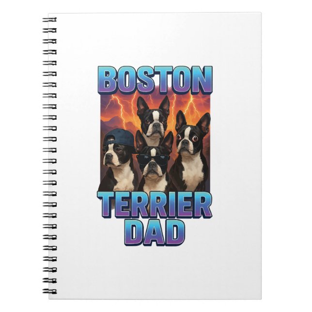 Boston Terrier Notebook (Front)