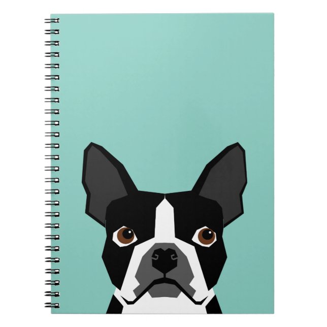 Boston Terrier Notebook (Front)