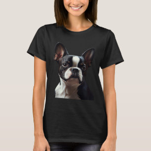 Boston Terrier - Oil Paint Classic T-Shirt