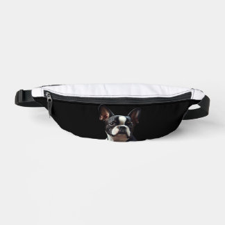 Boston Terrier - Oil Paint Classic T-Shirt Bum Bags