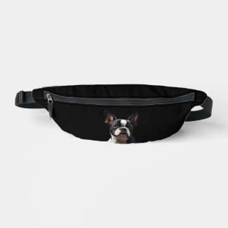 Boston Terrier - Oil Paint Classic T-Shirt Bum Bags