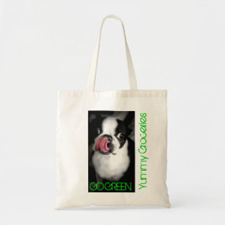 BOSTON TERRIER Organic Grocery Bag