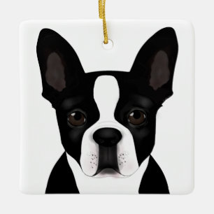 Boston Terrier Ornament