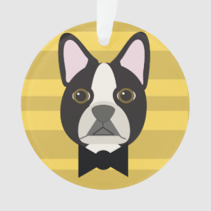 Boston Terrier Ornament