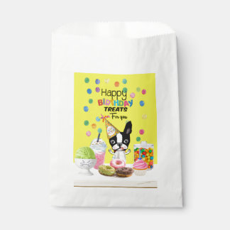 Boston Terrier paper treat bags Mirabelle