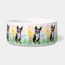 Boston Terrier pet bowl