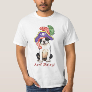 Boston Terrier Pirate T-Shirt