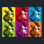 Boston Terrier Pop Art Poster<br><div class="desc">Boston Terrier Pop Art</div>