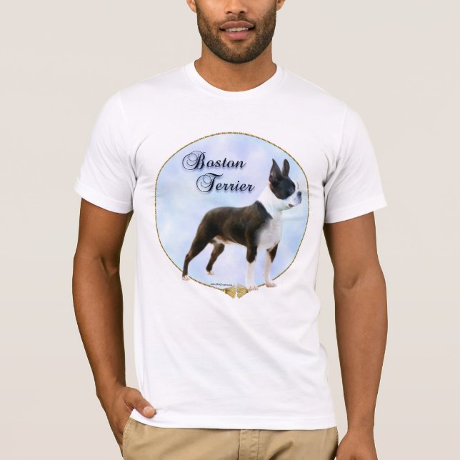 Boston Terrier Portrait T-shirt (Front)
