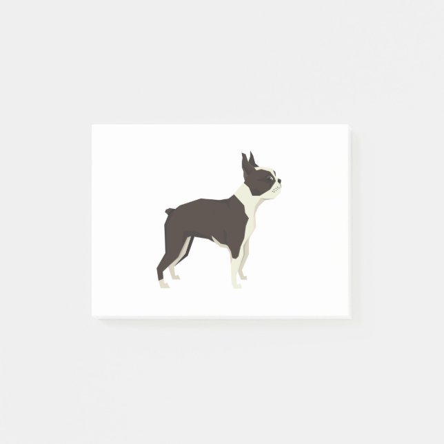 Boston Terrier Post-it Notes (Front)