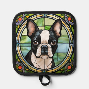 Boston Terrier Pot Holders