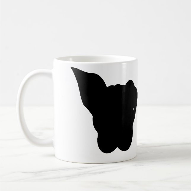 Boston Terrier, Pug, Bug Love mug (Left)