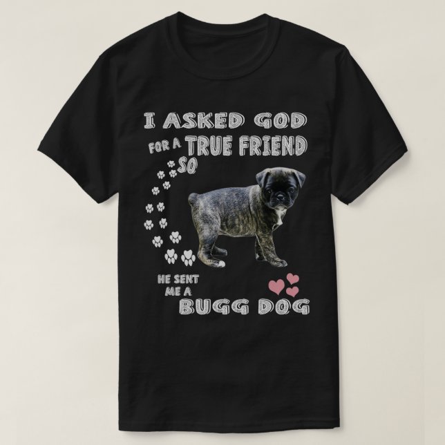Boston Terrier Pug Costume, Pugin Dog Mom Dad, Cut T-Shirt (Design Front)