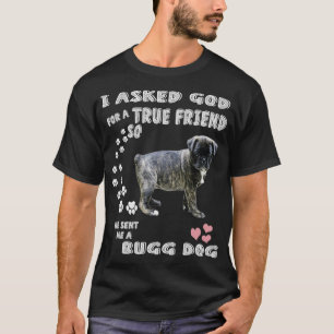 Boston Terrier Pug Costume, Pugin Dog Mum Dad, Cut T-Shirt