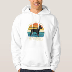 Boston Terrier Retro Dog Lover Graphic_1 Hoodie