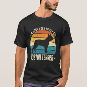 Boston Terrier Retro Dog Lover Graphic_1 T-Shirt
