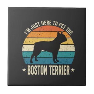Boston Terrier Retro Dog Lover Graphic_1 Tile