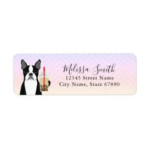 Boston Terrier Return Address Labels