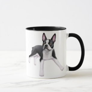 Boston Terrier Ringer Mug