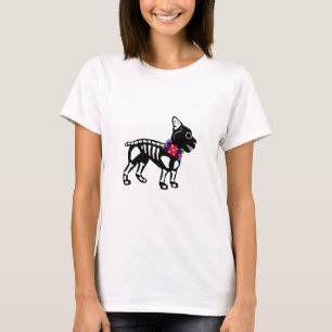 Boston Terrier Skeleton T-Shirt