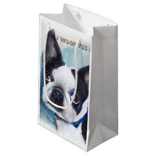 BOSTON TERRIER SMALL GIFT BAG