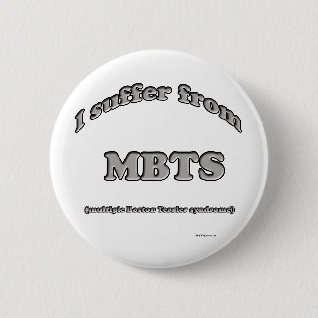 Boston Terrier Syndrome - Button (Front)