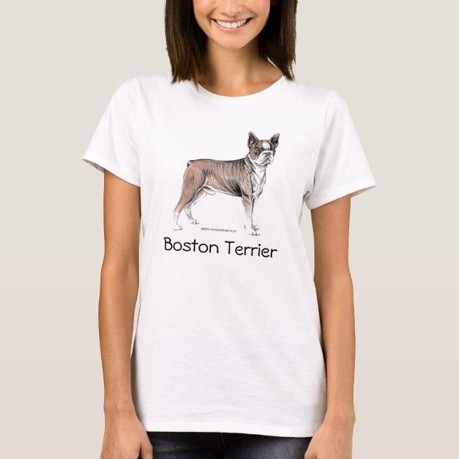 Boston Terrier T-Shirt (Front)