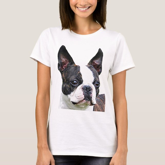 Boston terrier T-Shirt (Front)