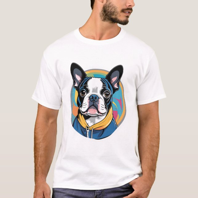 Boston Terrier T-Shirt (Front)
