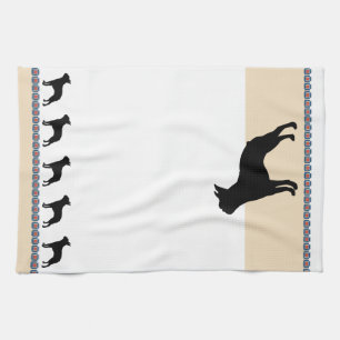 Boston Terrier Tea Towel