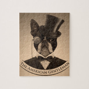 Boston Terrier  - The American Gentleman Jigsaw Puzzle