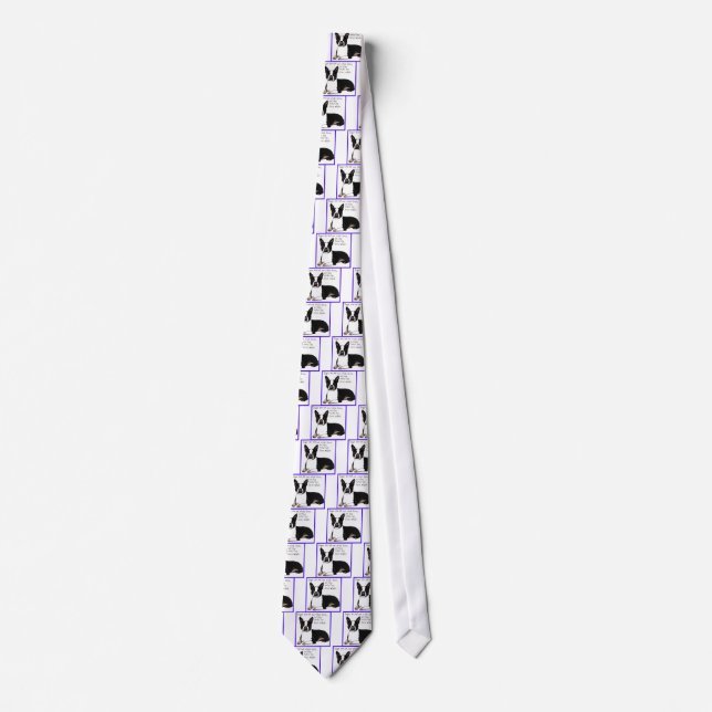 Boston Terrier Tie (Front)