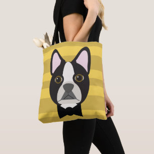 Boston Terrier Tote Bag