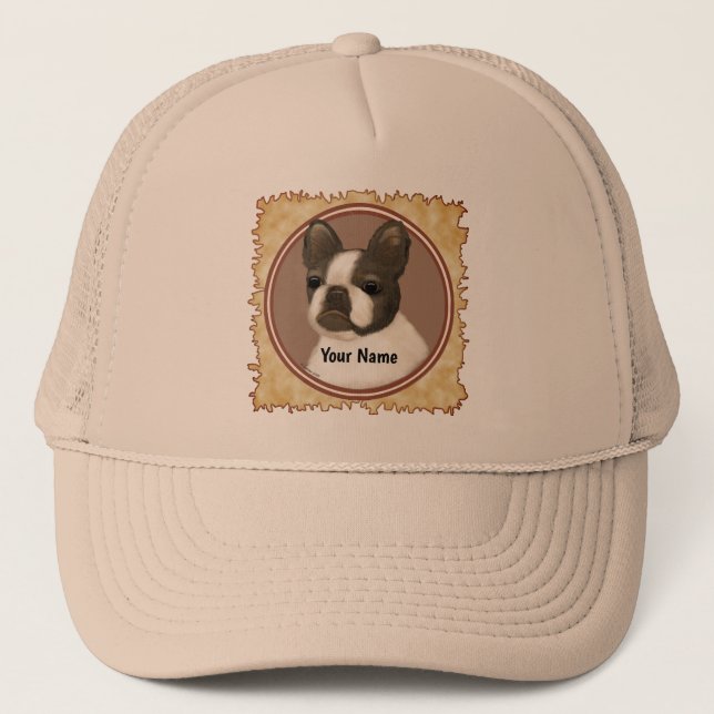 Boston Terrier  Trucker Hat (Front)