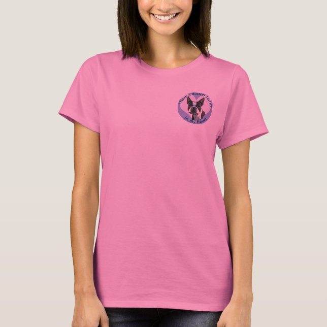 Boston Terrier v3 T-Shirt (Front)