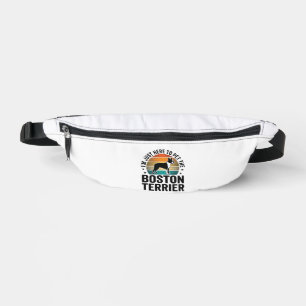 Boston Terrier Vintage Pet Lover Shirt Design_1 Bum Bags