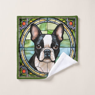 Boston Terrier Wash Cloth