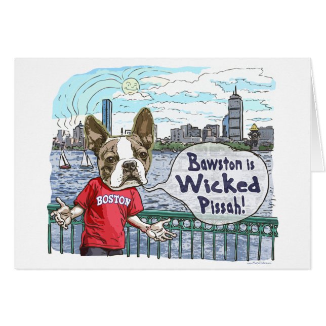 Boston Terrier Wicked Pissah Gear (Front Horizontal)