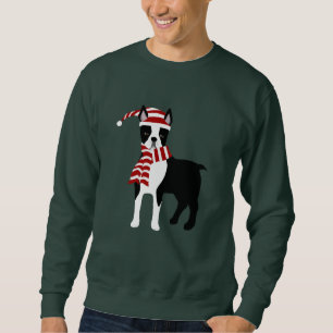 Boston Terrier Winter Long Sleeve Tshirt