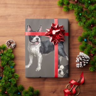 Boston Terriers Wrapping Paper