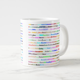 Boston Text Design II Speciality Mug II